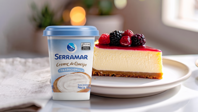 Cheesecake com Creme de Queijo Serramar