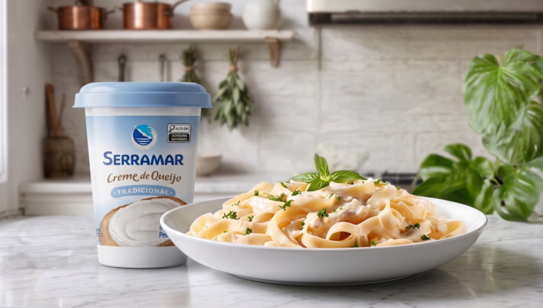 Macarrão Cremoso com Creme de Queijo Serramar