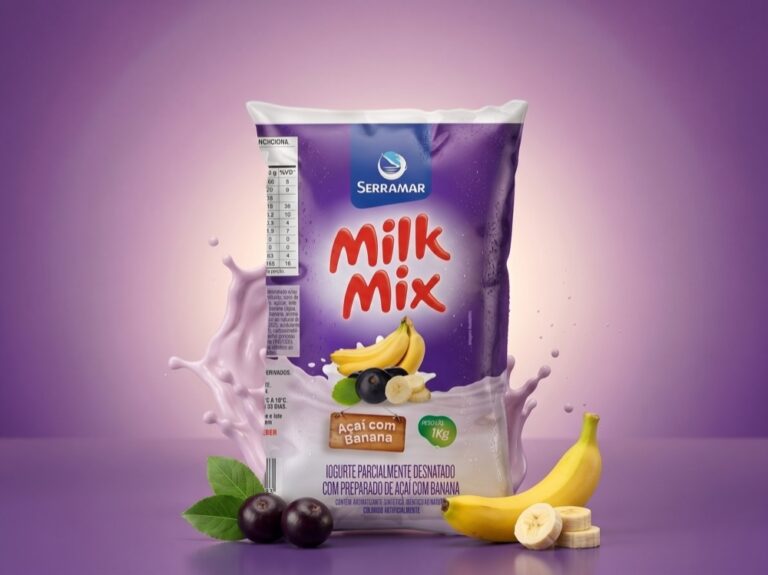 Milk Mix 1kg Açaí Banana