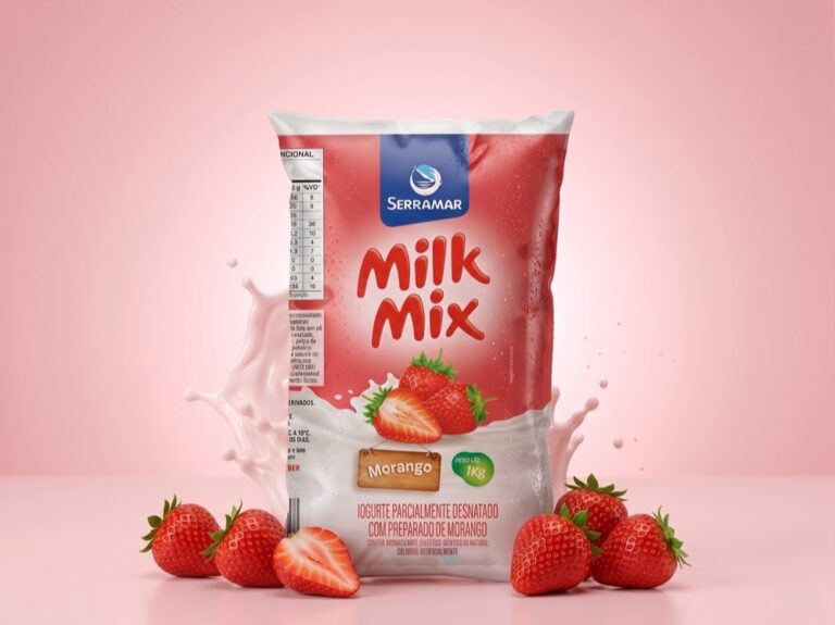 Milk Mix 1kg Morango