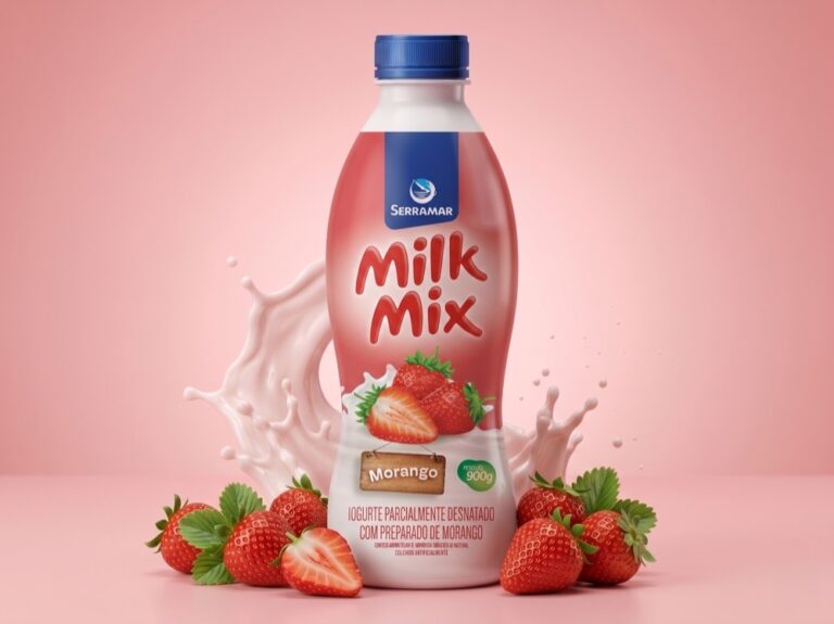 Milk Mix 900g Morango