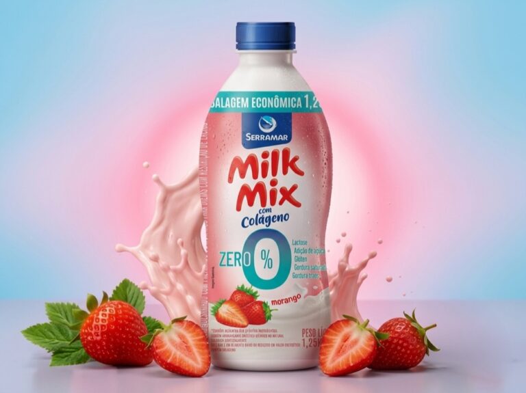 Milk Mix Morango Zero