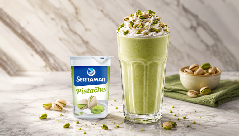 Vitamina Cremosa com Iogurte Pistache Serramar